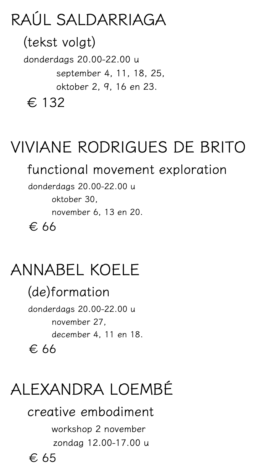 dansimprovisatie cursussen